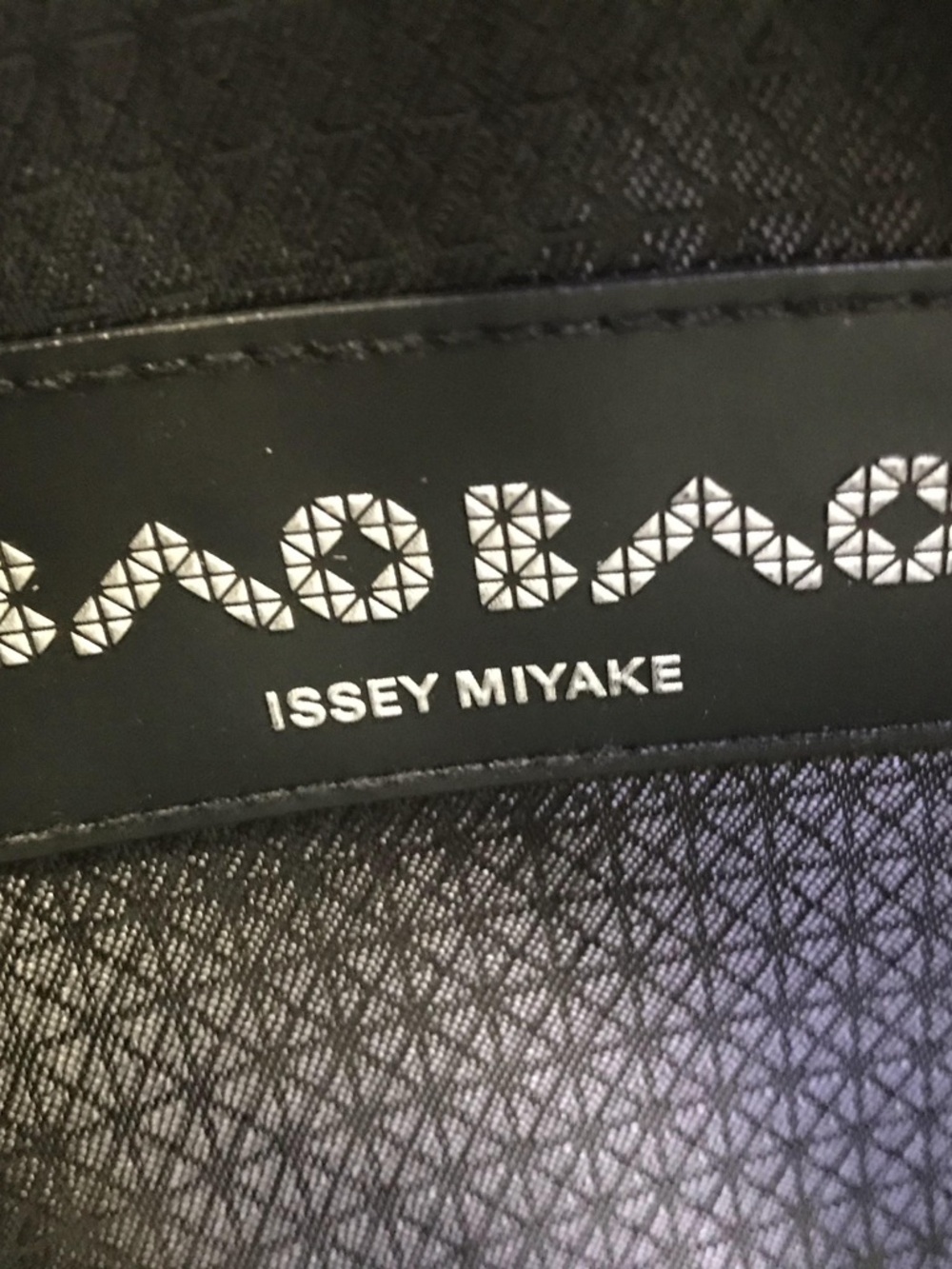 Issey Miyake Black Geometric Panel Tote - Picture 11 of 11